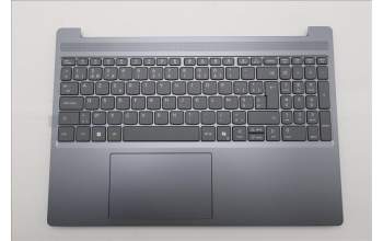 Lenovo 5CB1R27874 C-Cover with keyboard, Belgian, Luna Grey, Non-Backlight, UK