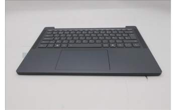 Lenovo 5CB1R29685 C-Cover with keyboard, Belgian, Luna Grey, Backlight, UK