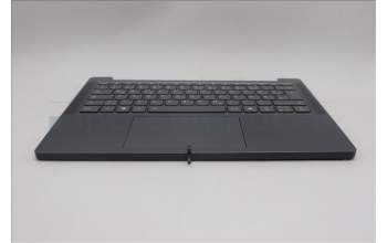 Lenovo 5CB1R29696 C-Cover with keyboard, German, Luna Grey, Backlight, UK