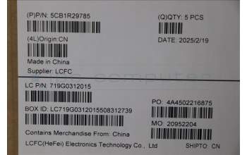 Lenovo 5CB1R29785 Tastatur inkl. Topcase ASM_BUL L 83KA CB BL