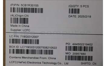 Lenovo 5CB1R30155 Tastatur inkl. Topcase ASM_GRE L 83KA LG BL