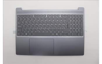 Lenovo 5CB1R30166 C-Cover with keyboard, Slovenian, Luna Grey, Backlight, UK