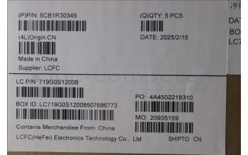 Lenovo 5CB1R30349 Tastatur inkl. Topcase ASM_CZE/SLK L83CX