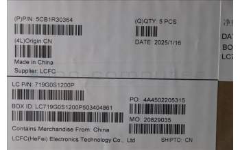 Lenovo 5CB1R30364 C-Cover with keyboard, Nordic, UK