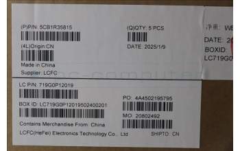 Lenovo 5CB1R35815 Tastatur inkl. Topcase ASM_RUS L 83KD LG NBL