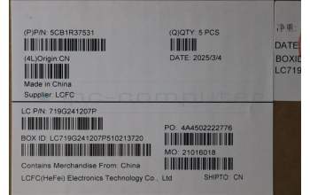 Lenovo 5CB1R37531 Tastatur inkl. Topcase ASM_CZE/SLK L 83L7AG BL