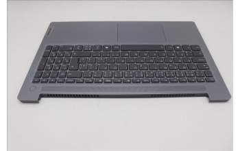 Lenovo 5CB1R37531 C-Cover with keyboard, Czech Slovakian, Arctic Grey, Backlight, UK