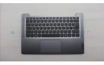 Lenovo 5CB1R48885 C-Cover with keyboard, German, Arctic Grey, Non-Backlight, Non-FingerPrint, UK