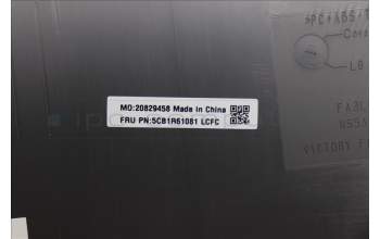 Lenovo 5CB1R61081 A-Cover, 83K7, Luna Grey, IR