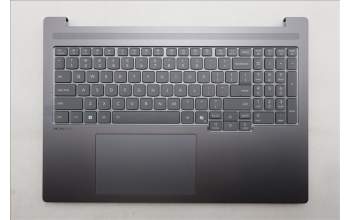 Lenovo 5CB1R61102 C-Cover with keyboard, English, Luna Grey, DIS, US