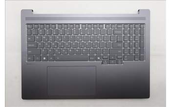 Lenovo 5CB1R61108 C-Cover with keyboard, Greek, Luna Grey, DIS, US