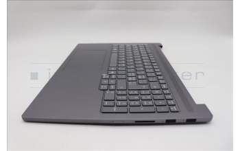 Lenovo 5CB1R61151 C-Cover with keyboard, Switzerland, Luna Grey, UMA, UK