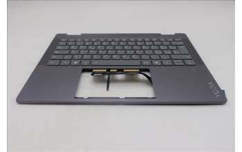 Lenovo 5CB1R61224 C-Cover with keyboard, Italian, Luna Grey, FingerPrint, Puresight Logo, UK