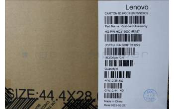 Lenovo 5CB1R61229 COVER UpCaseASM GER H83JQ FP LG PS