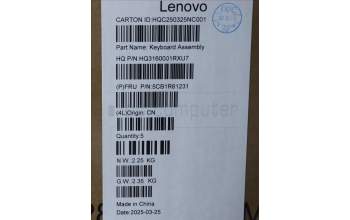 Lenovo 5CB1R61231 COVER UpCaseASM NOR H83JQ FP LG PS