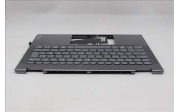 Lenovo 5CB1R61248 C-Cover with keyboard, French, Luna Grey, FingerPrint, Puresight Logo, US