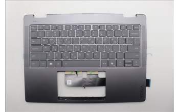 Lenovo 5CB1R61258 C-Cover with keyboard, Greek, Luna Grey, Non-FingerPrint, Puresight Logo, US