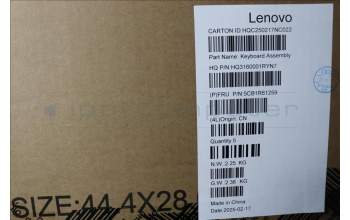 Lenovo 5CB1R61259 COVER UpCaseASM GER H83JQ NFP LG PS