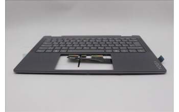 Lenovo 5CB1R61259 C-Cover with keyboard, German, Luna Grey, Non-FingerPrint, Puresight Logo, UK