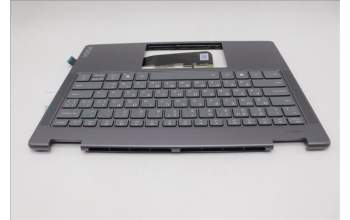 Lenovo 5CB1R61263 C-Cover with keyboard, Russian, Luna Grey, Non_FingerPrint, Puresight Logo