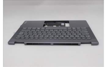 Lenovo 5CB1R61265 C-Cover with keyboard, Spanish, Luna Grey, Non_FingerPrint, Puresight Logo
