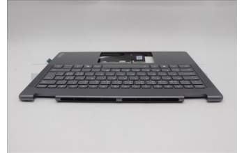 Lenovo 5CB1R61266 C-Cover with keyboard, Switzerland, Luna Grey, Non_FingerPrint, Puresight Logo