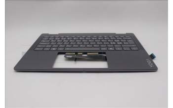 Lenovo 5CB1R61266 C-Cover with keyboard, Switzerland, Luna Grey, Non-FingerPrint, Puresight Logo, UK