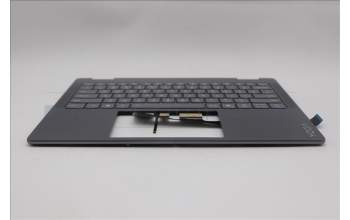 Lenovo 5CB1R61271 C-Cover with keyboard, US English Euro, Luna Grey, Non_FingerPrint, Puresight Logo