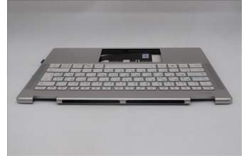 Lenovo 5CB1R61323 C-Cover with keyboard, German, Seashell, Non-FingerPrint, Puresight Logo, UK