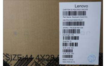 Lenovo 5CB1R61336 COVER UpCaseASM ENG H83JQ NFP SSH PS