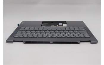 Lenovo 5CB1R61531 C-Cover with keyboard, Switzerland, Luna Grey, FingerPrint, Non-Puresight Logo, UK