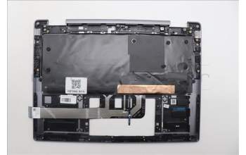 Lenovo 5CB1R61552 C-Cover with keyboard, Hebrew, Luna Grey, Non-FingerPrint, Non-Puresight Logo, US