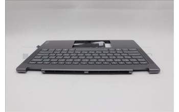 Lenovo 5CB1R61558 C-Cover with keyboard, Russian, Luna Grey, Non-FingerPrint, Non-Puresight Logo, US
