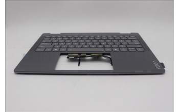 Lenovo 5CB1R61567 C-Cover with keyboard, English, Luna Grey, Non-FingerPrint, Non-Puresight Logo, US