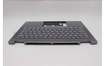 Lenovo 5CB1R61567 C-Cover with keyboard, English, Luna Grey, Non-FingerPrint, Non-Puresight Logo, US