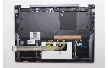 Lenovo 5CB1R61571 C-Cover with keyboard, Belgian, Luna Grey, Non-FingerPrint, Non-Puresight Logo, UK