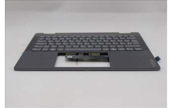 Lenovo 5CB1R61571 C-Cover with keyboard, Belgian, Luna Grey, Non-FingerPrint, Non-Puresight Logo, UK