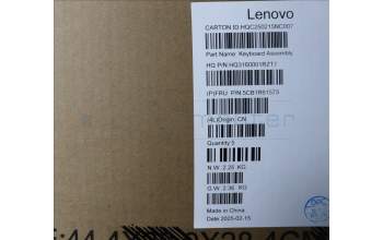 Lenovo 5CB1R61573 C-Cover with keyboard, French, Luna Grey, Non-FingerPrint, Non-Puresight Logo, US