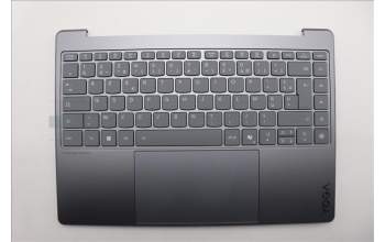 Lenovo 5CB1R61676 C-Cover with keyboard, French, Luna Grey, Non-Puresight Logo, Screw, US