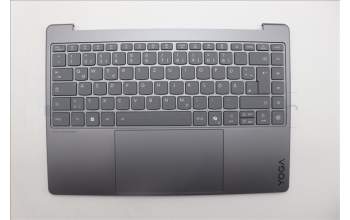 Lenovo 5CB1R61679 C-Cover with keyboard, German, Luna Grey, Non_Puresight Logo, Screw