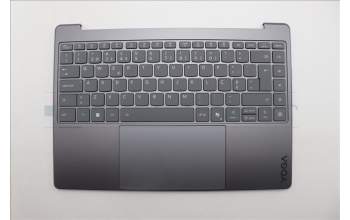 Lenovo 5CB1R61689 C-Cover with keyboard, Portuguese, Luna Grey, Non-Puresight Logo, Screw, UK