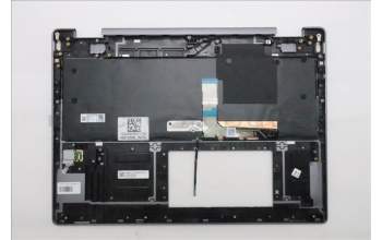 Lenovo 5CB1R68016 C-Cover with keyboard, Switzerland, Luna Grey, Non-Puresight Logo, FingerPrint, UK