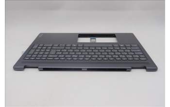 Lenovo 5CB1R68039 C-Cover with keyboard, French, Luna Grey, Puresight Logo, FingerPrint, US