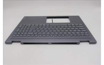 Lenovo 5CB1R68087 C-Cover with keyboard, English, Luna Grey, Puresight Logo, Non-FingerPrint, US