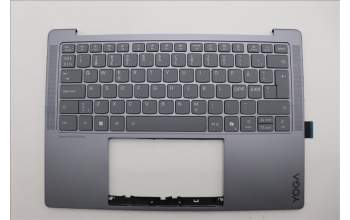 Lenovo 5CB1R68342 C-Cover with keyboard, Nordic, Luna Grey, Non-Puresight Logo, UK