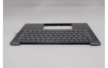 Lenovo 5CB1R68346 C-Cover with keyboard, Hungarian, Luna Grey, Non-Puresight Logo, UK