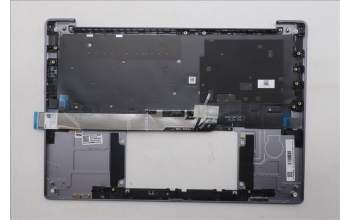Lenovo 5CB1R68347 C-Cover with keyboard, Belgian, Luna Grey, Non-Puresight Logo, UK
