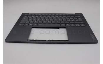 Lenovo 5CB1R68350 C-Cover with keyboard, Switzerland, Luna Grey, Non-Puresight Logo, UK