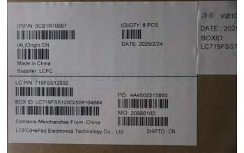 Lenovo 5CB1R70687 LCD cover L83HM_OLED