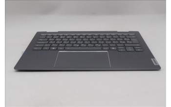 Lenovo 5CB1R70694 C-Cover with keyboard, Slovenian, Luna Grey, Backlight, UK